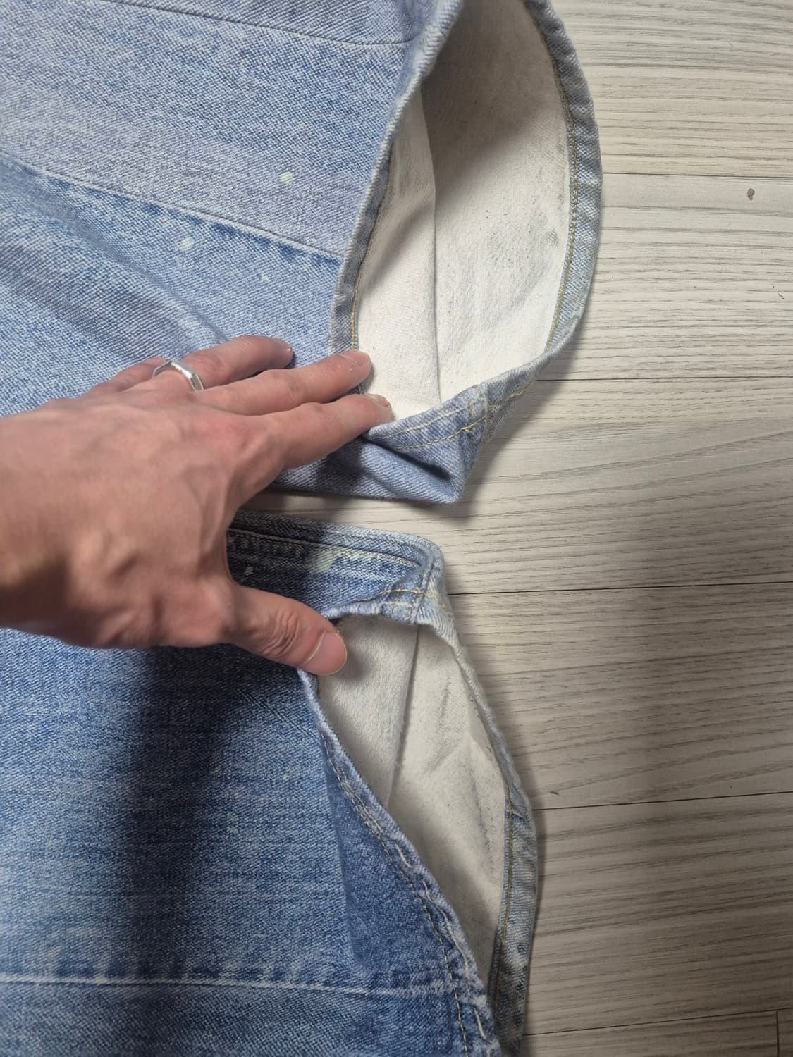 아워레가시 써드컷 디지털 데님 프린트 30사이즈 상품이미지3