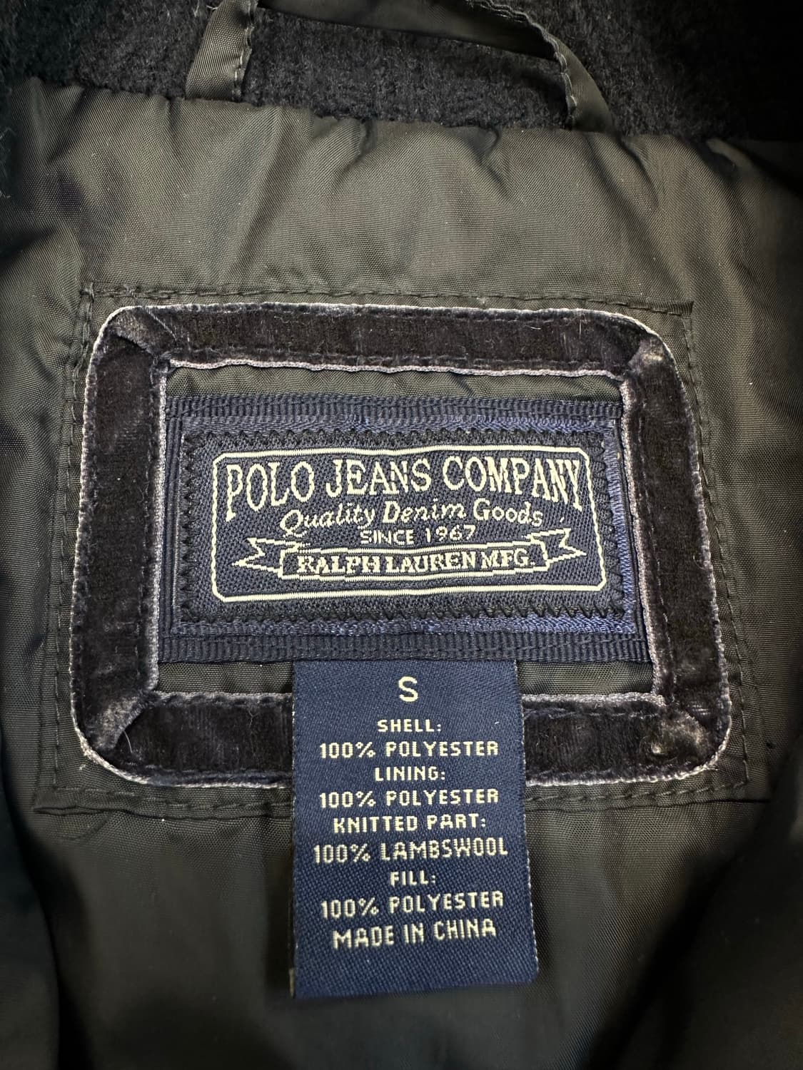 폴로 랄프로렌 퀄팅 니트 자켓 S 상품이미지5
