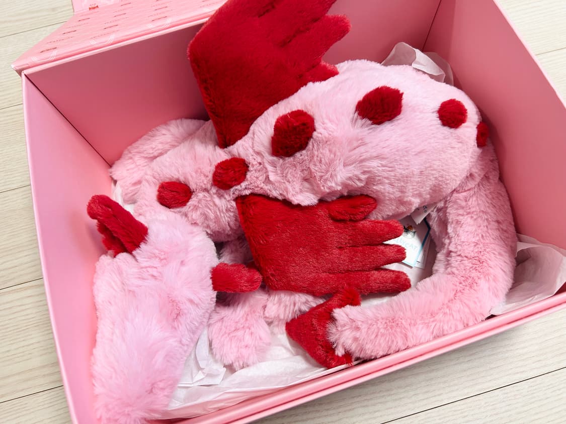 젤리캣 하트 드래곤 인형 새상품 상품이미지1