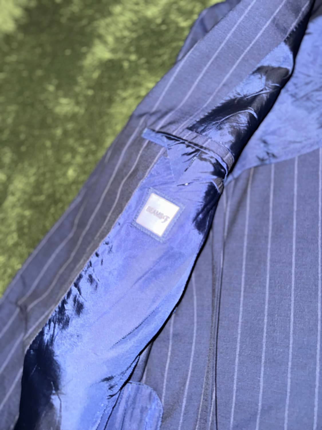 [48] BEAMS F 빔즈 스트라이프 블레이저 MADE IN JAPAN 상품이미지5