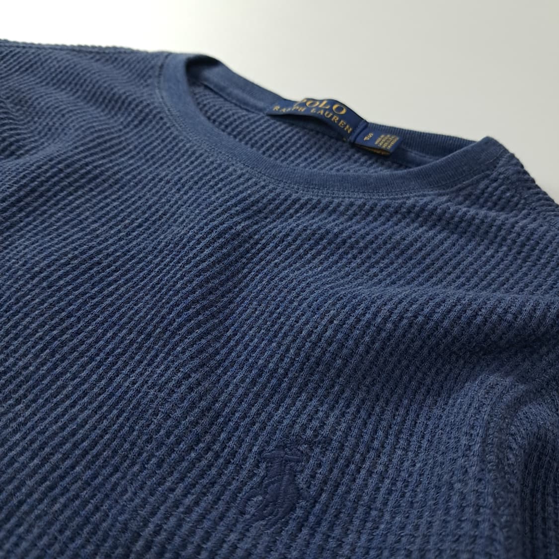 CK246 S 폴로 와플 아쿠아블루 티셔츠 상품이미지4