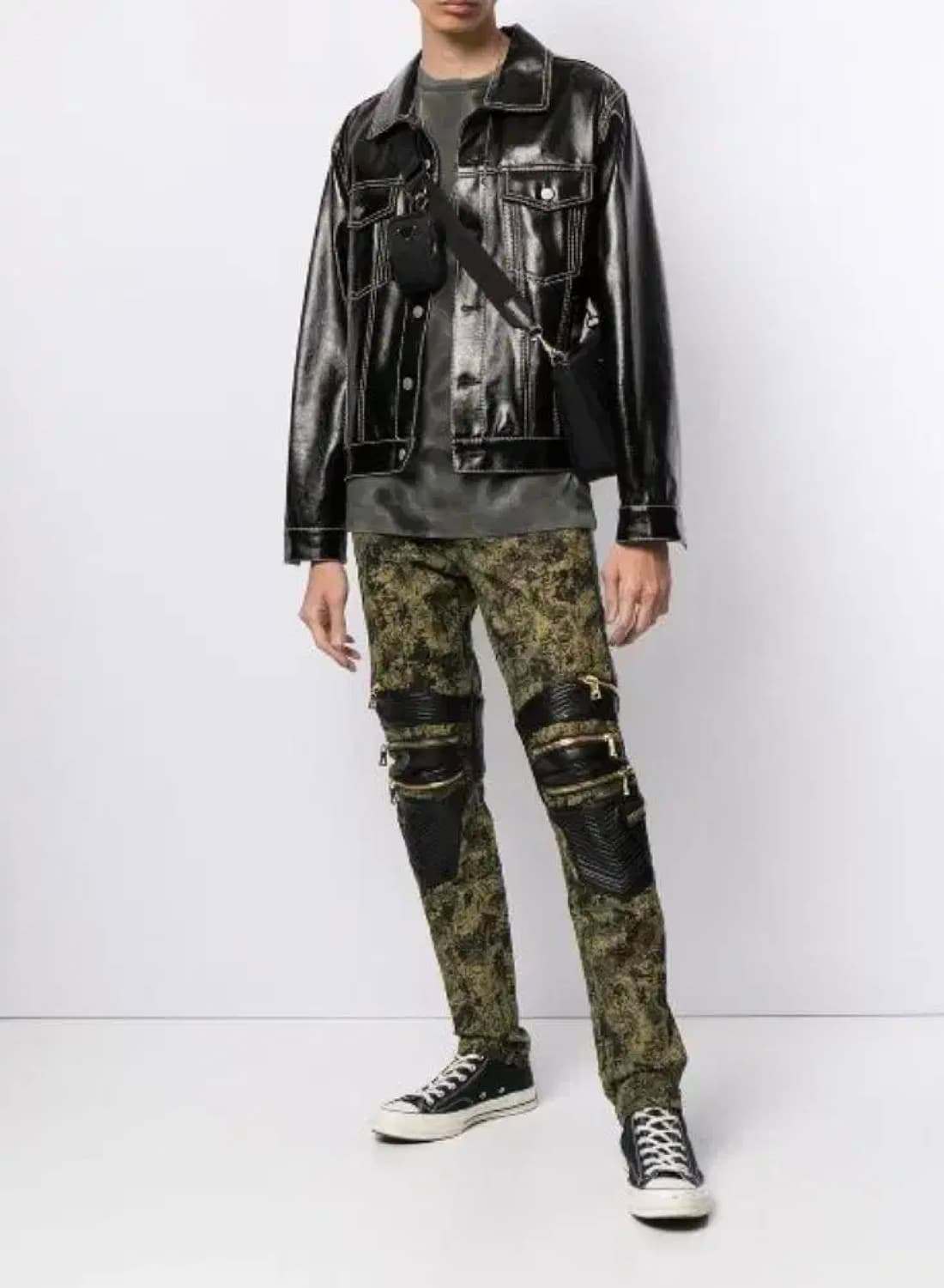 [God's Masterful Children] 레더 바이커 팬츠 상품이미지2