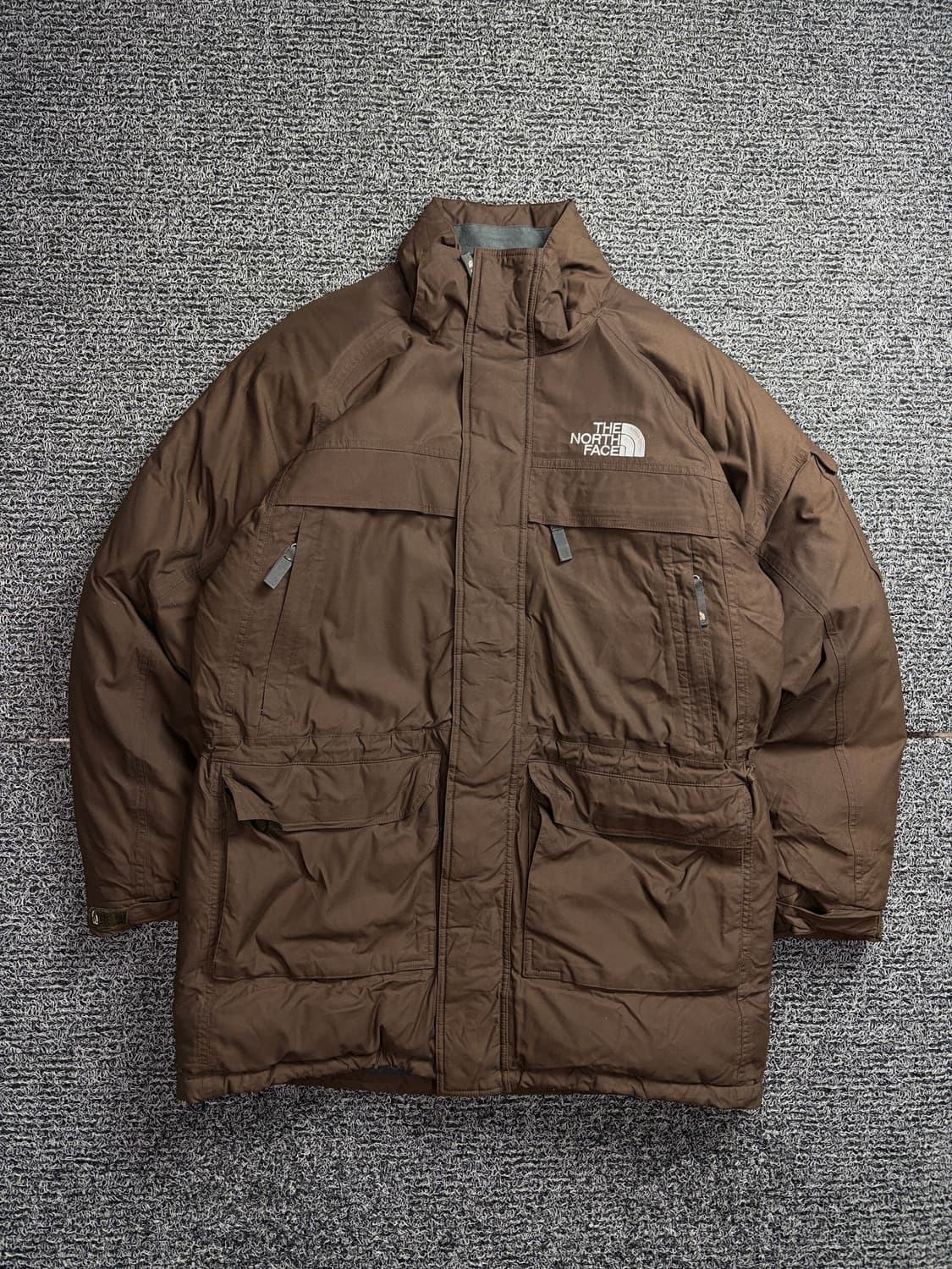 노스페이스 하이벤트 일판 고프코어 다운 몬스터 파카 브라운 2110 상품이미지2