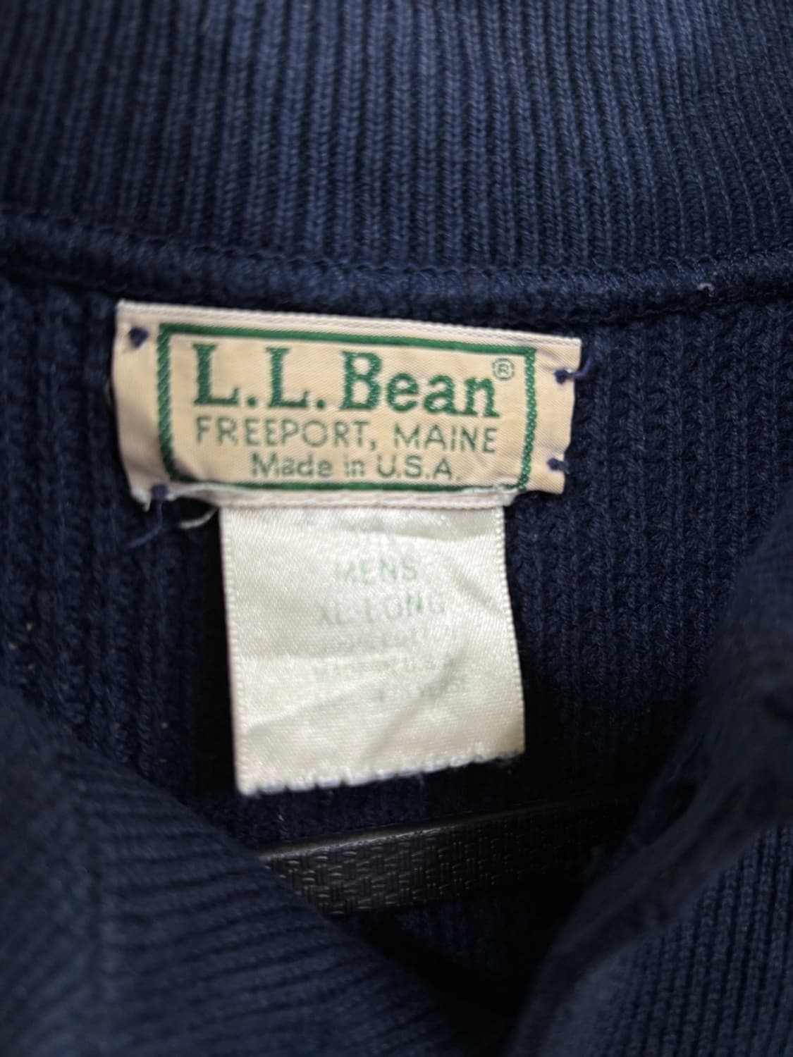 LLBean made in usa 하프 집업 니트 상품이미지2
