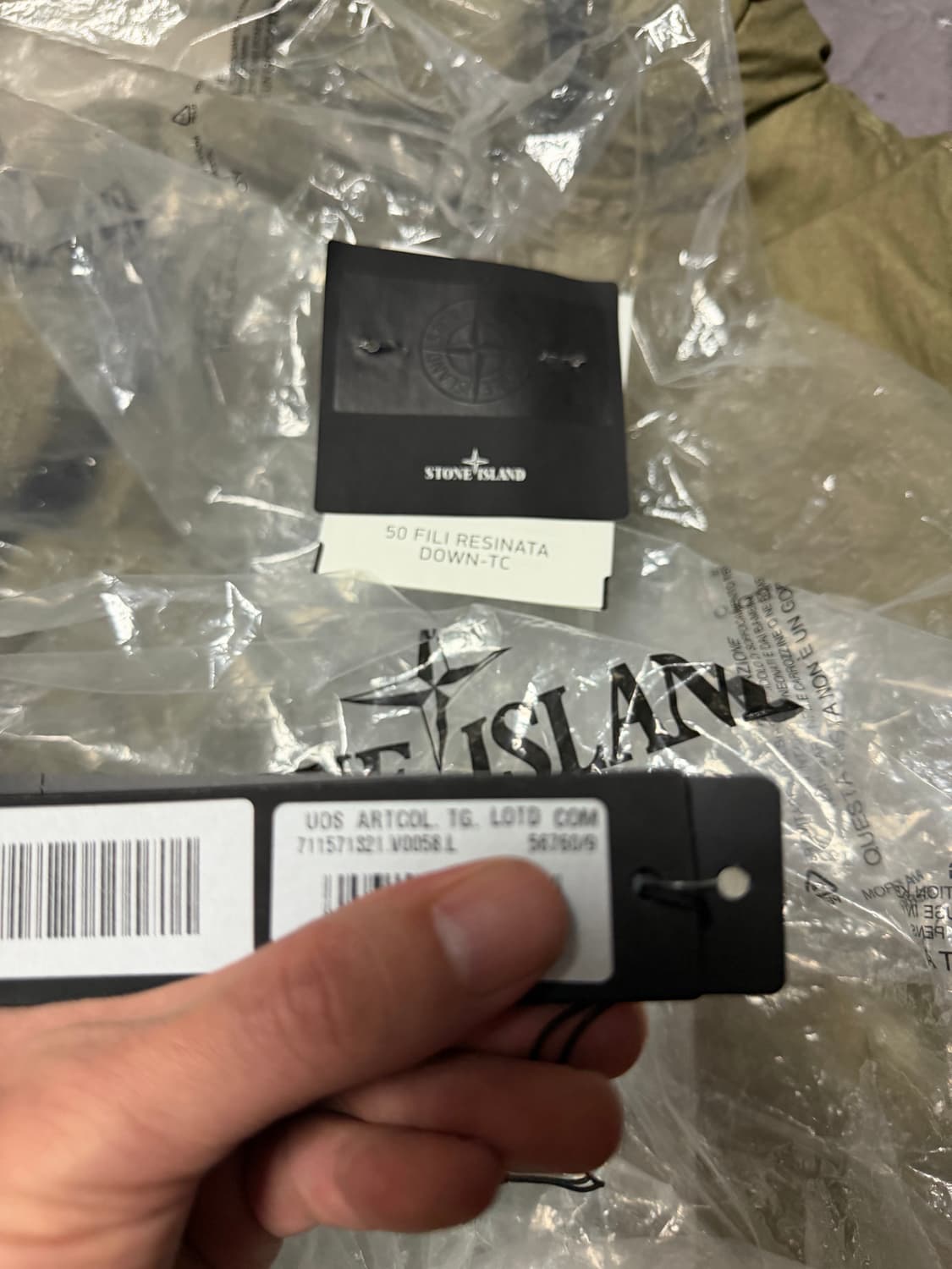 스톤아일랜드 레지나타 양털 패딩 점퍼 상품이미지7