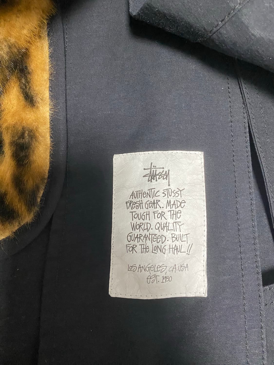 Stussy ALL SEASON TRENCH/스투시 올 시즌 트렌치 블랙 상품이미지3