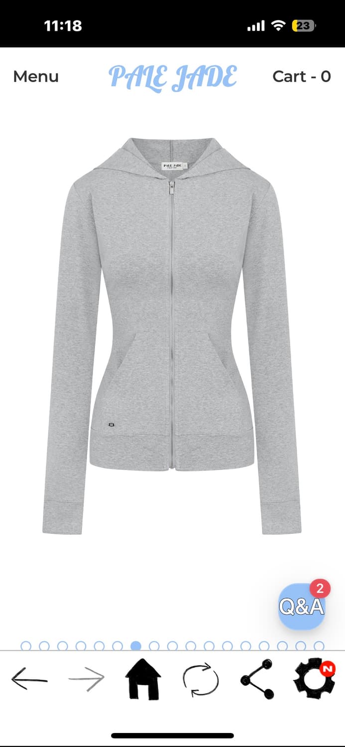 페일제이드 Fitted Hooded Zip-Up 상품이미지1