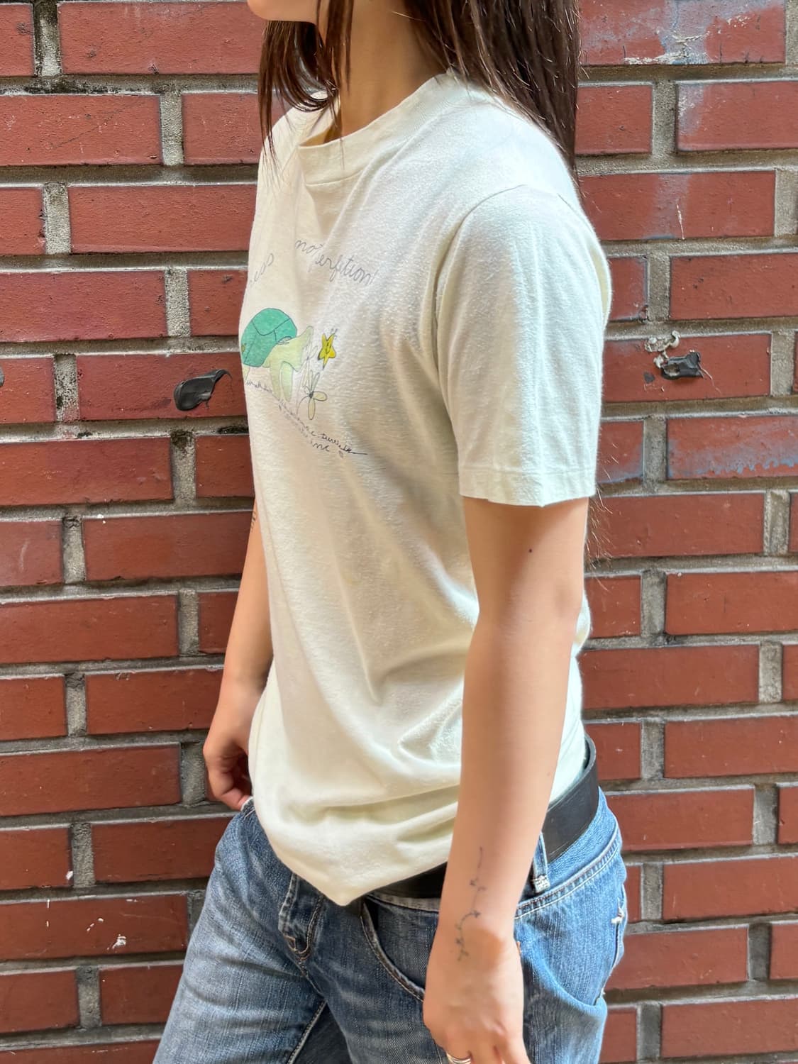 90’s 빈티지 싱글스티치 터틀 그래픽 반팔티 상품이미지3