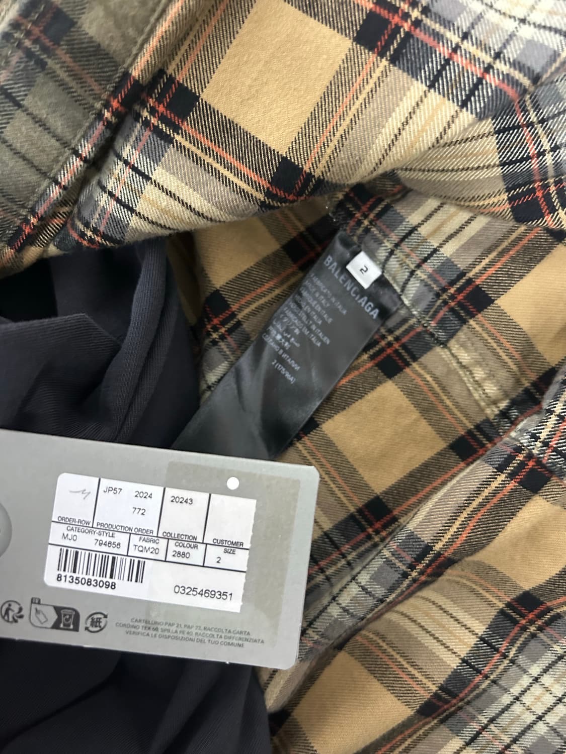 [2] 발렌시아가 파리스 리버티 레이어드 셔츠 상품이미지4