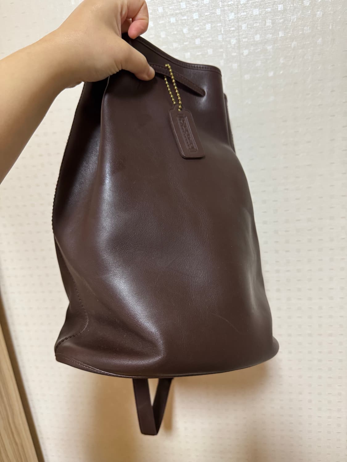 코치 usa 백팩 크로스백 브라운 컬러 희귀템 입니다 상품이미지8