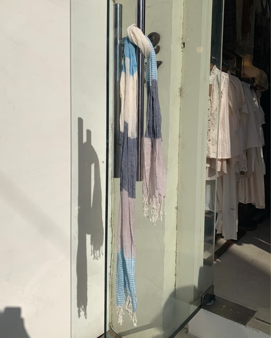 빈티지 데일리 무채색 블루 하구미 데님 카프리 코디 세트 상품이미지8