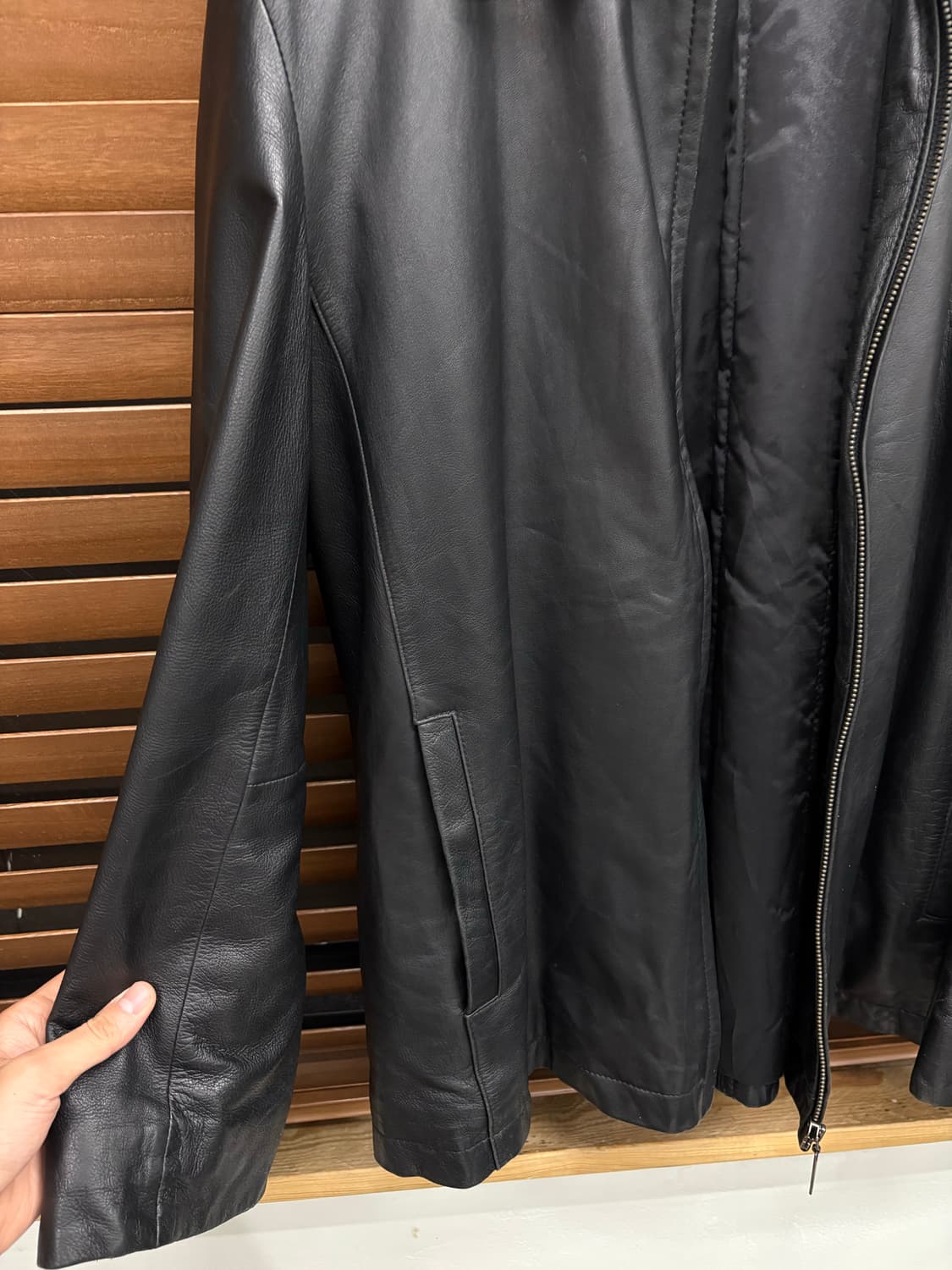 빈티지 싱글라이더 양가죽 자켓 상품이미지4