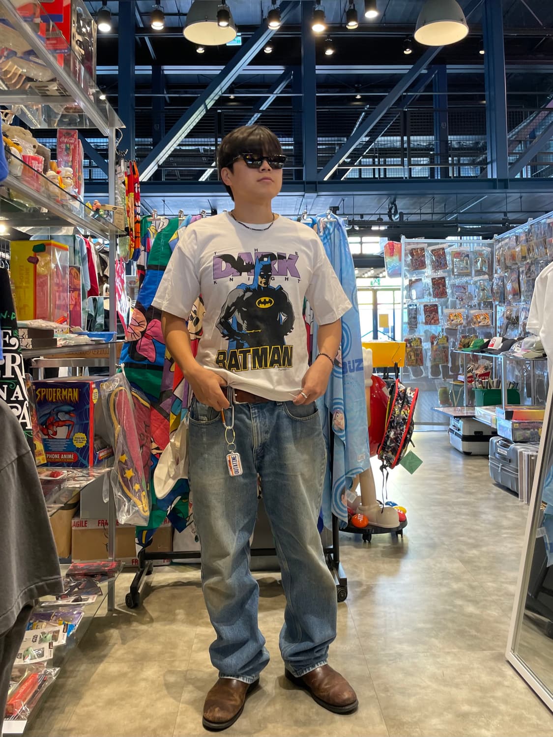 [80s] DC 코믹스 배트맨 다크 나이트 호주 제조 빈티지 티셔츠 상품이미지3