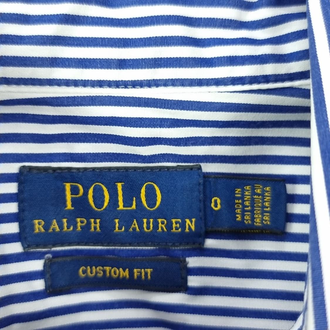 폴로 랄프로렌 포니 로고 자수 스트라이프 셔츠 블루 M16529 상품이미지7