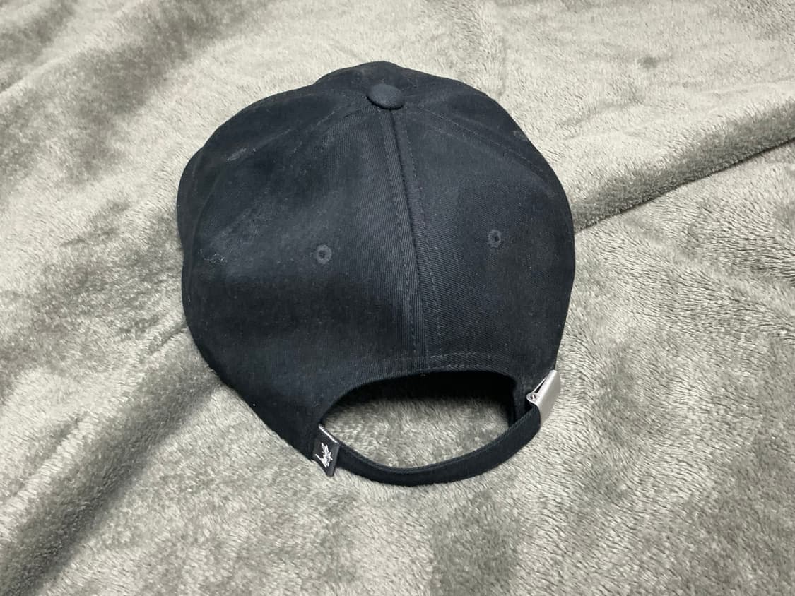 스투시 스투 아치 스트랩백 캡 쉐도우 블랙 상품이미지3