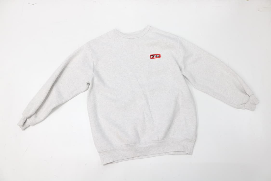 PEZ 페즈 빈티지 오토밀 그래픽 기모 스웻셔츠 (L) 상품이미지5