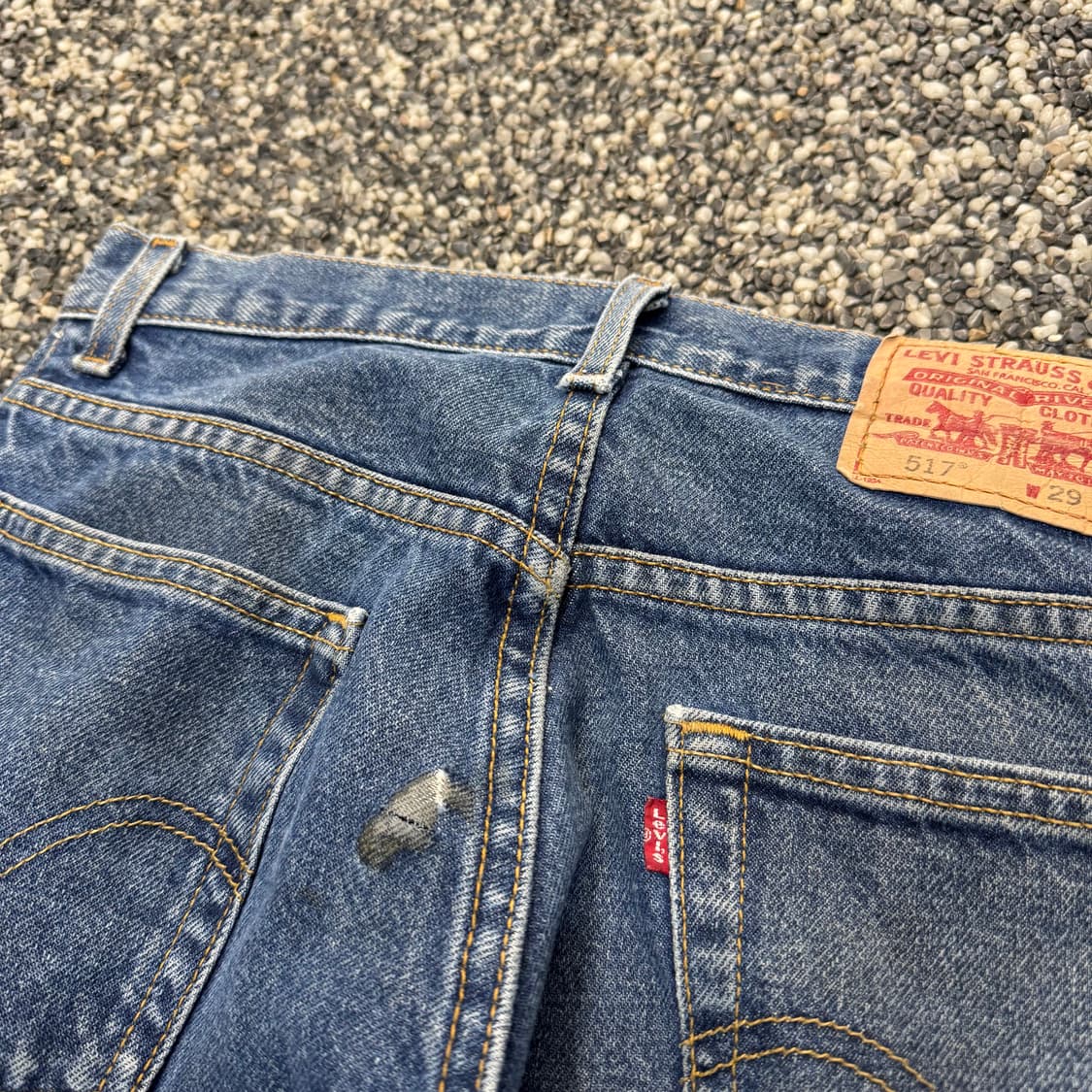 리바이스 517 러프 에이징 부츠컷 데님 (30)   상품이미지6