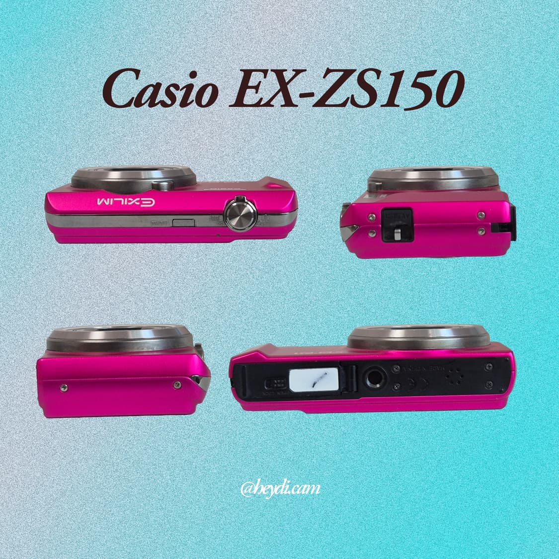 (입문용 1등) 카시오 EX-ZS150 핑크 (Casio EX-ZS150 상품이미지3