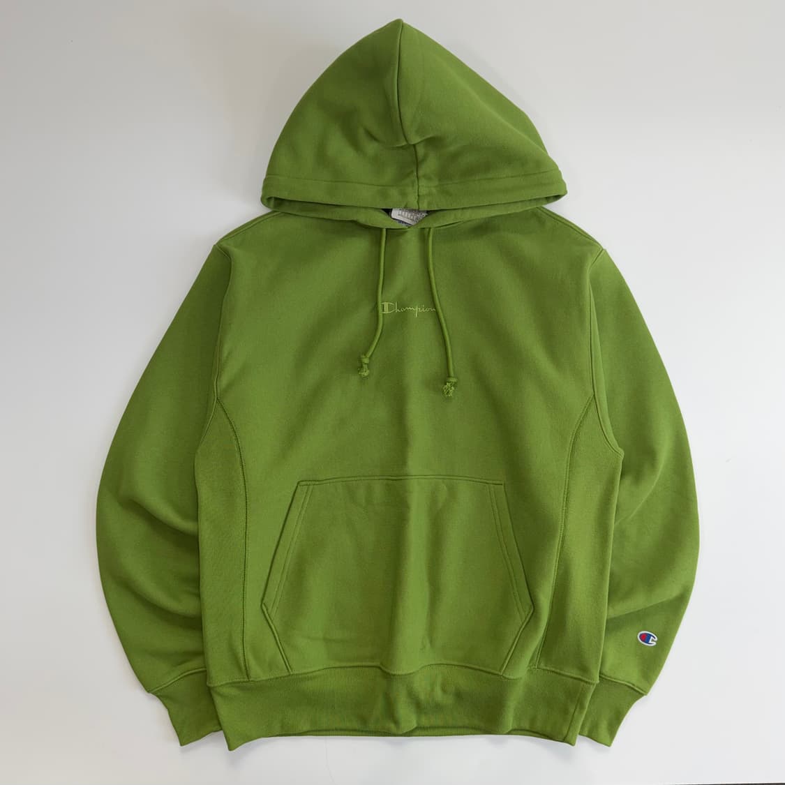 Champion 챔피온 데드스탁 그린 후드티 상품이미지3