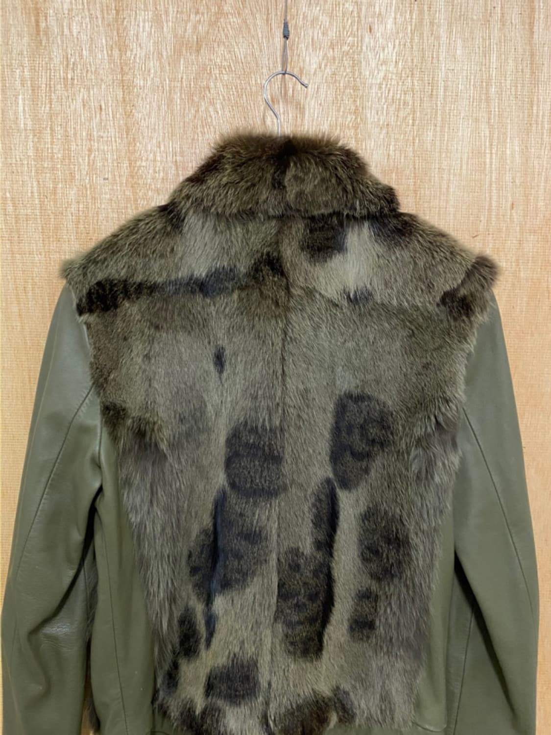 VTG leather grizzly fur Jacket 퍼 레더 자켓 상품이미지7