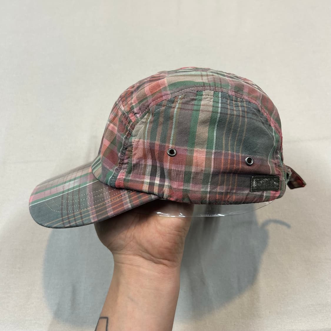 폴로 랄프로렌 마드라스 체크 캠프캡 모자 상품이미지3