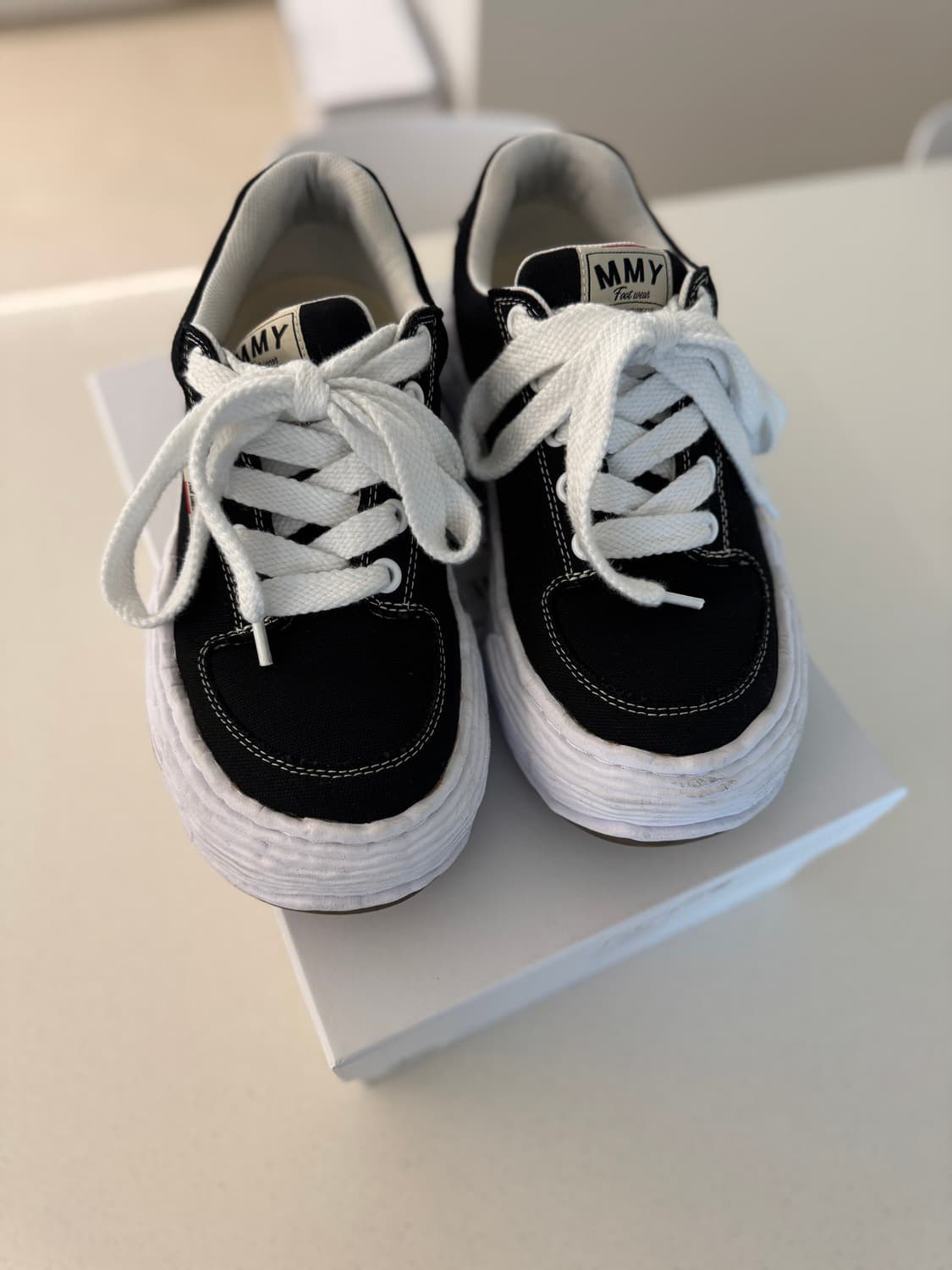 메종 미하라 야스히로 스니커즈 올리버 캔버스 로우탑 41 사이즈 상품이미지1