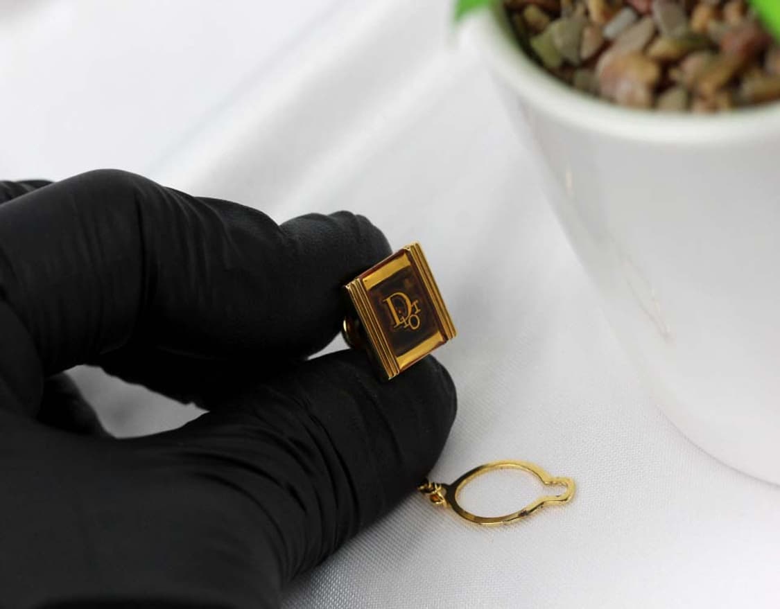 디올 B+등급 남자 명품 커프스 뱃지 핀 포인트 세트 상품이미지7