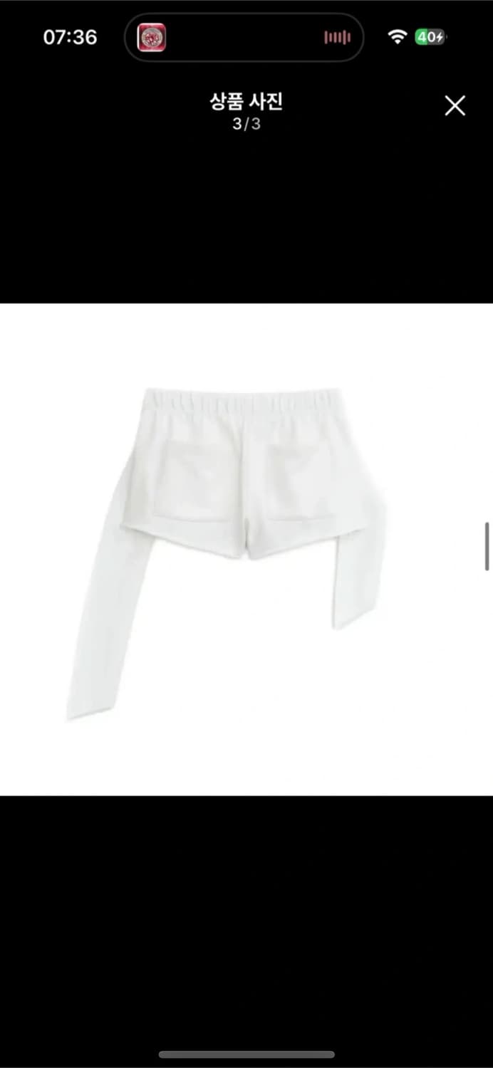 썬번프로젝트 Tie Raw-cut Sweat Shorts 상품이미지3