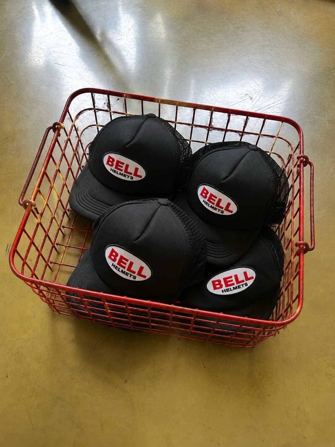 Vintage "BELL Helmets" Patch Trucker Cap 상품이미지8