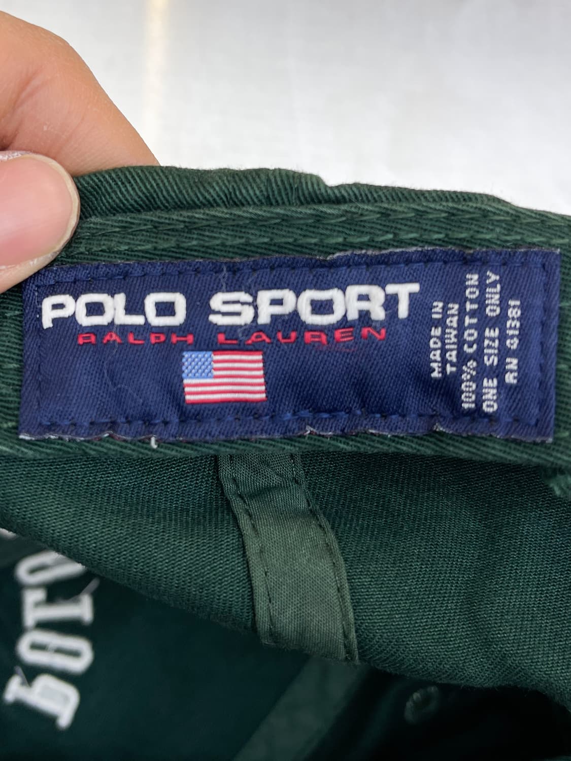 폴로 스포츠 90s 아크 로고 볼캡 상품이미지6