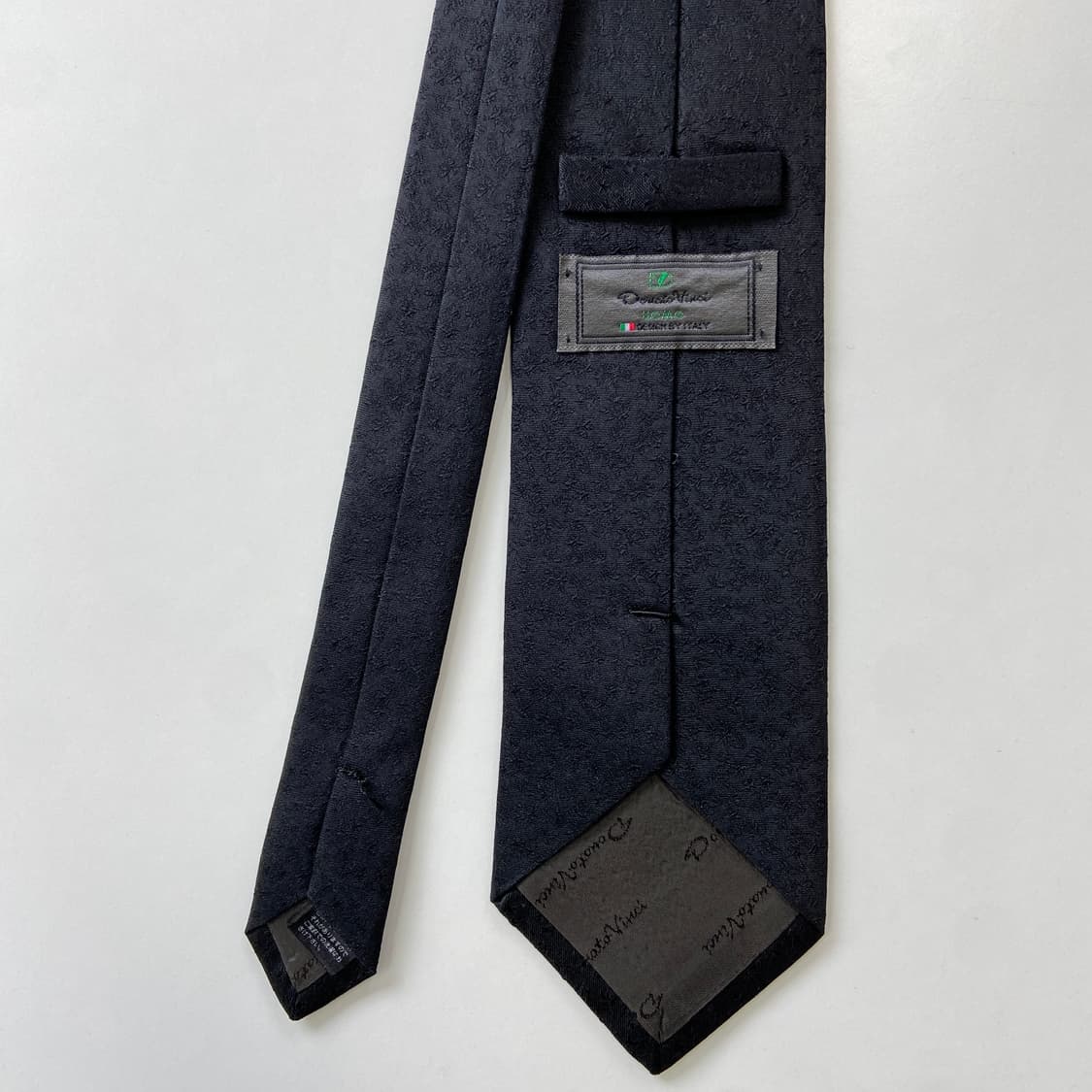 Donato Vinci 블랙 실크 이태리 넥타이 상품이미지2