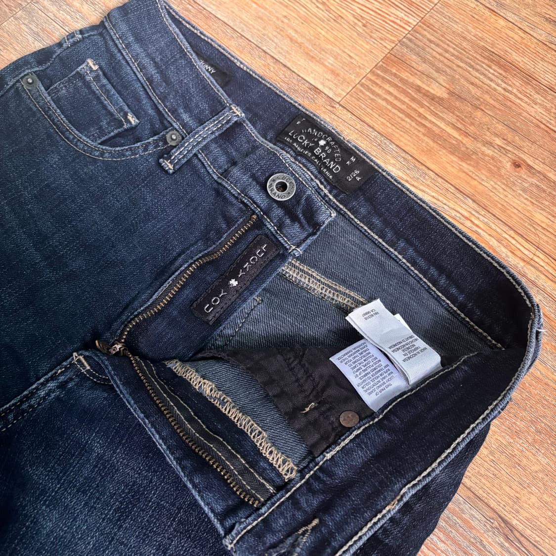 럭키브랜드 26 미국 슬림 스키니 데님 스판 청바지 수입 실루엣 상품이미지3