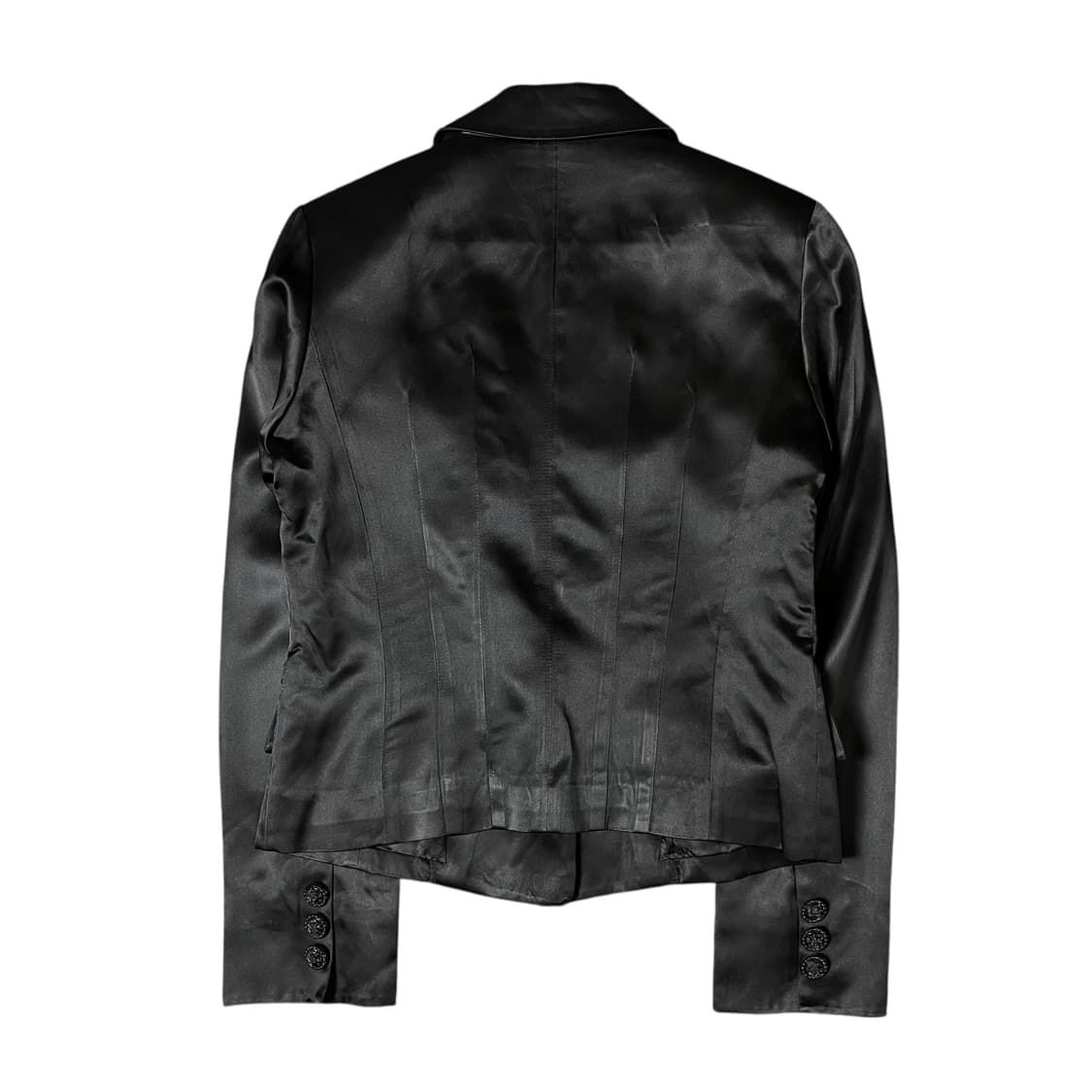 JPN 블랙 세미유광 블레이저 자켓 상품이미지2