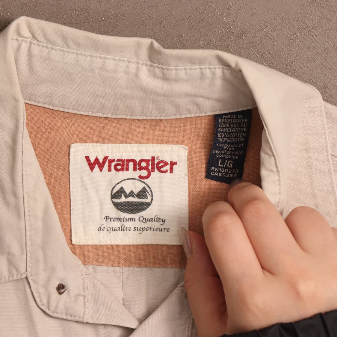 랭글러 코튼 아웃도어 셔츠 A1456 상품이미지3