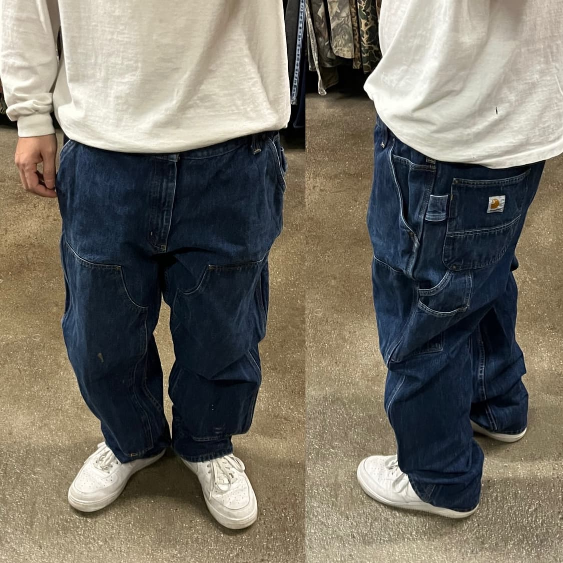 Carhartt 데님 더블니 워크 팬츠 (40) 상품이미지6