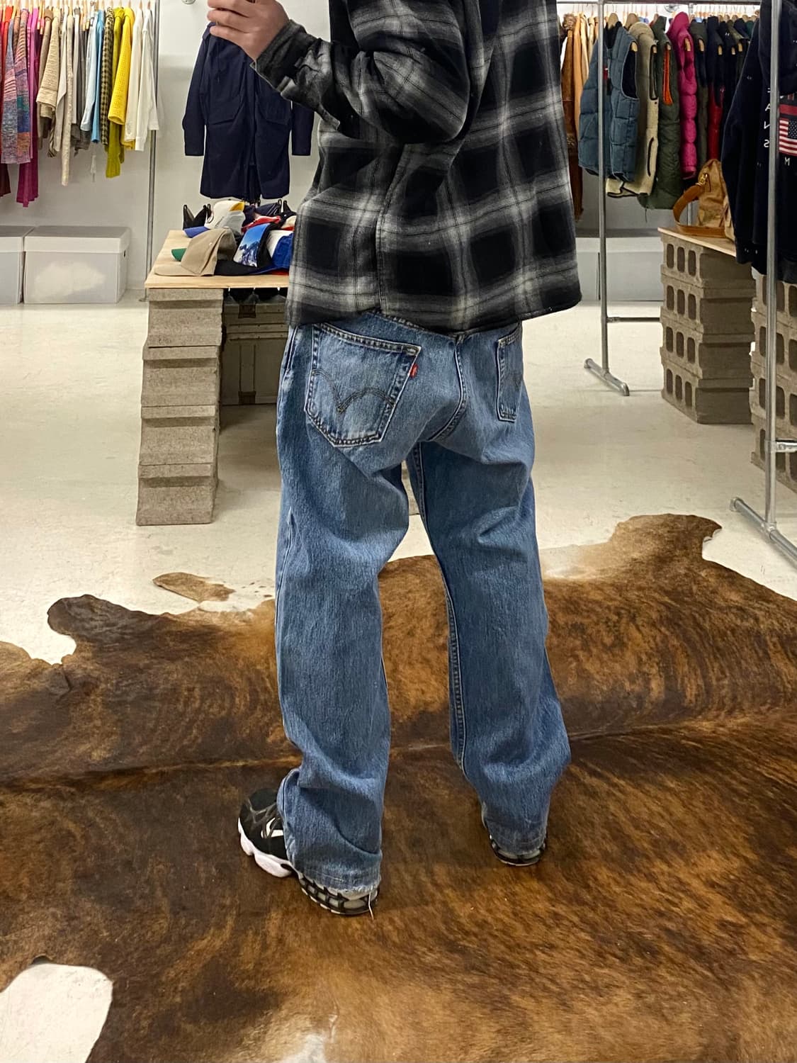 00's LEVI'S 505 denim pants 2000년대 리바이스 상품이미지3