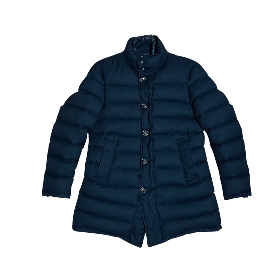[3] 몽클레르 발리에르 네이비 울 패딩코트 상품이미지1