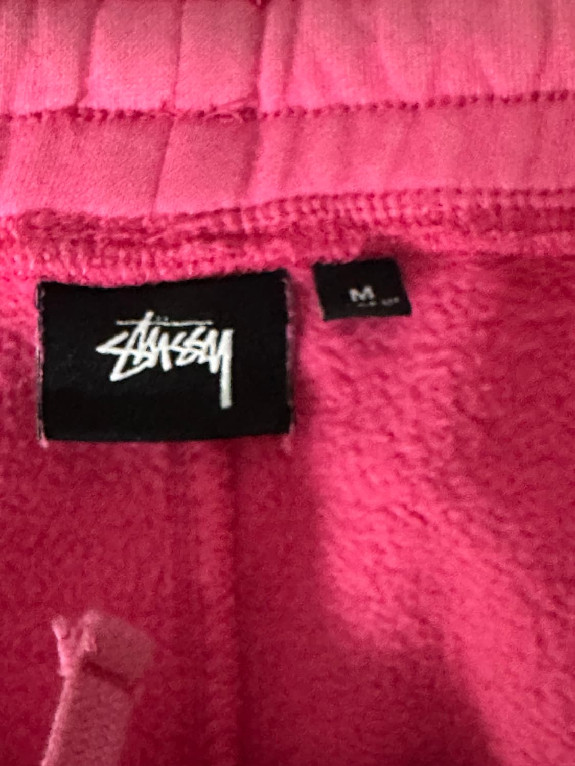 스투시 핑크 스웻팬츠 추리닝 바지 M 사이즈 상품이미지3