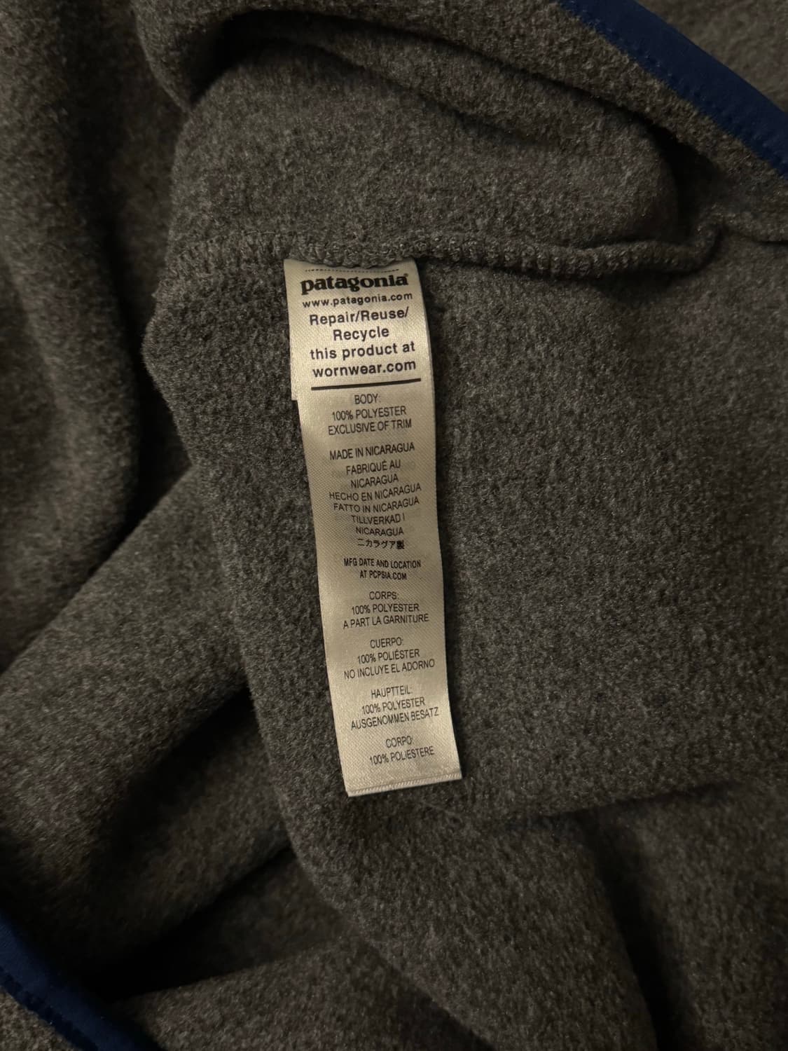 L) 파타고니아 신칠라 그레이 상품이미지5