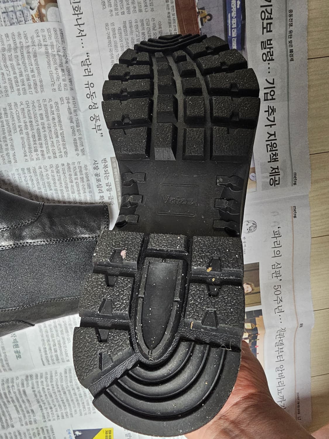 바토즈 MOSS첼시부츠 블랙 275 민트급 상품이미지3