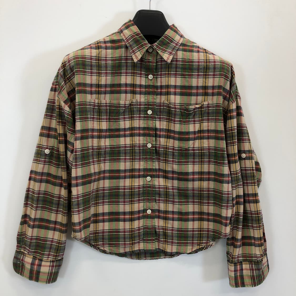 폴로 데님앤서플라이 크롭 오버셔츠 XS 상품이미지1