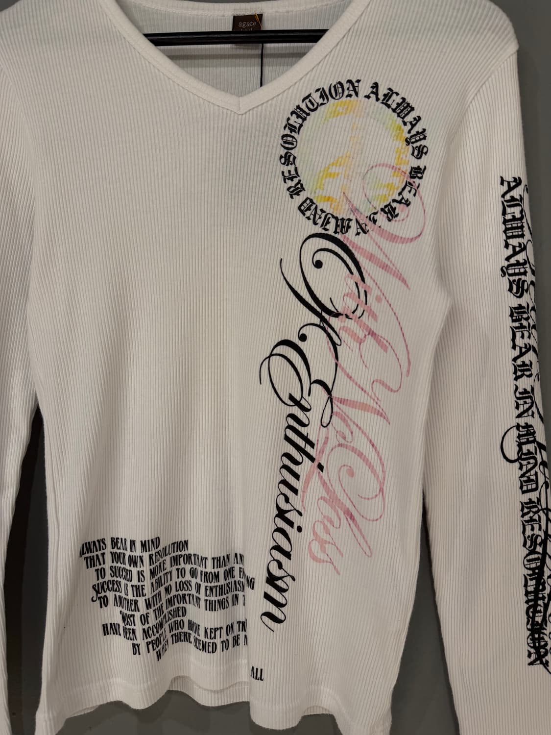 y2k printing & lettering long sleeve 상품이미지7