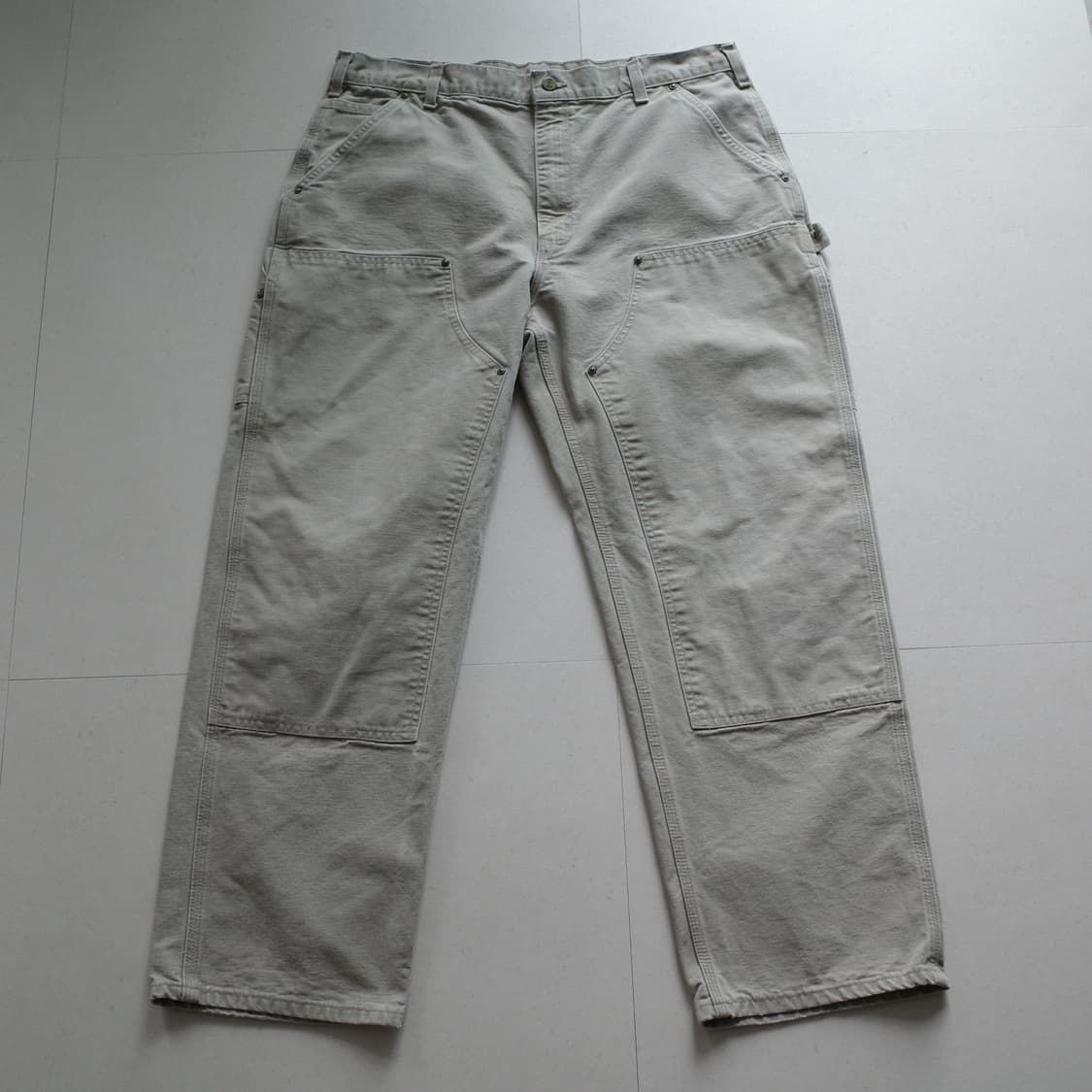 00s [38x30] 칼하트 B136 더블니 워크 팬츠 (탄 컬러) 상품이미지1