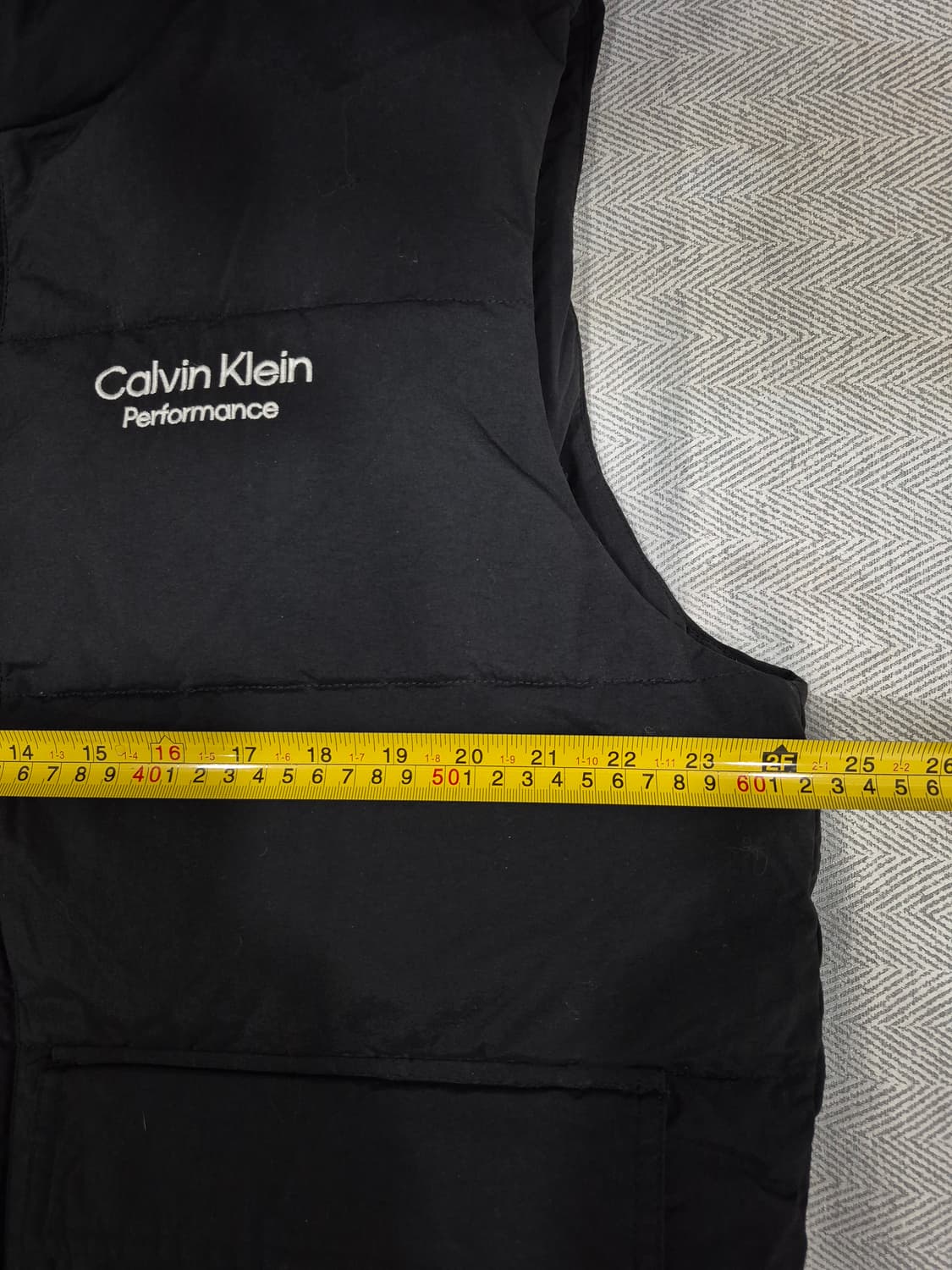 캘빈클라인 퍼포먼스 블랙 패딩 조끼 남성 105사이즈 상품이미지9