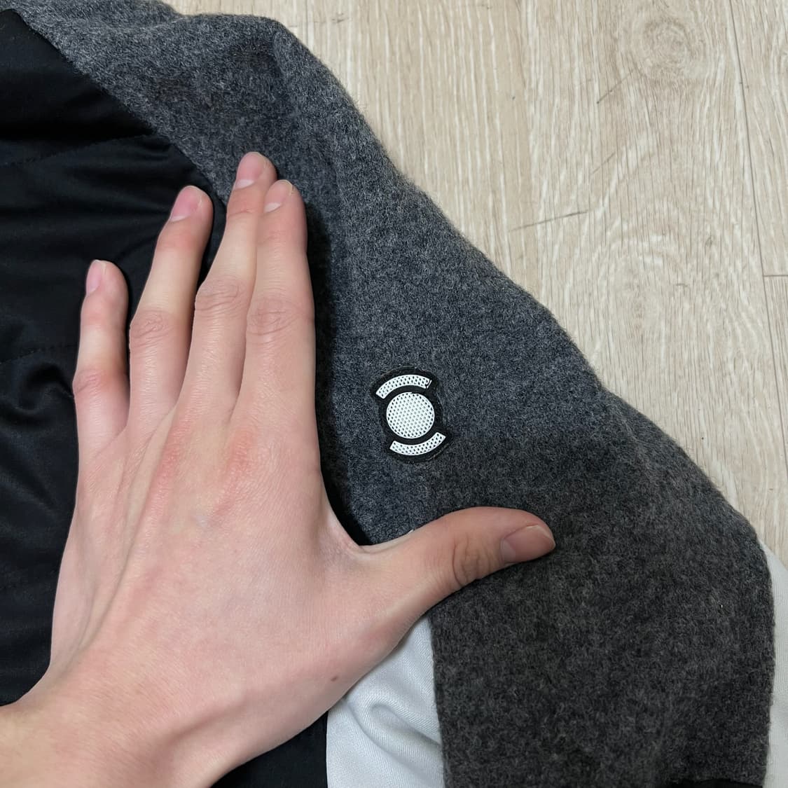 와이드앵글 여성 골프웨어 방풍 니트 자켓 L/100  상품이미지3