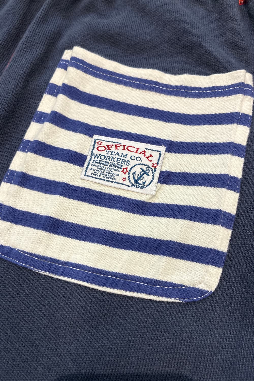 Workers Patchwork Sweat Long Skirt 상품이미지5