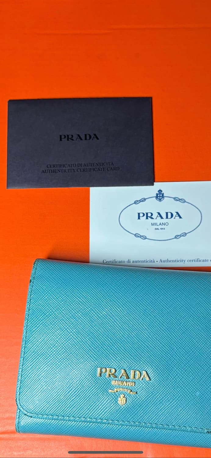 PRADA SAFFIANO METAL-TURCHESE 상품이미지5