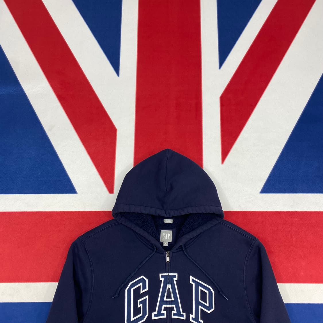 GAP 보아털 후드집업 S 실측 M  상품이미지2