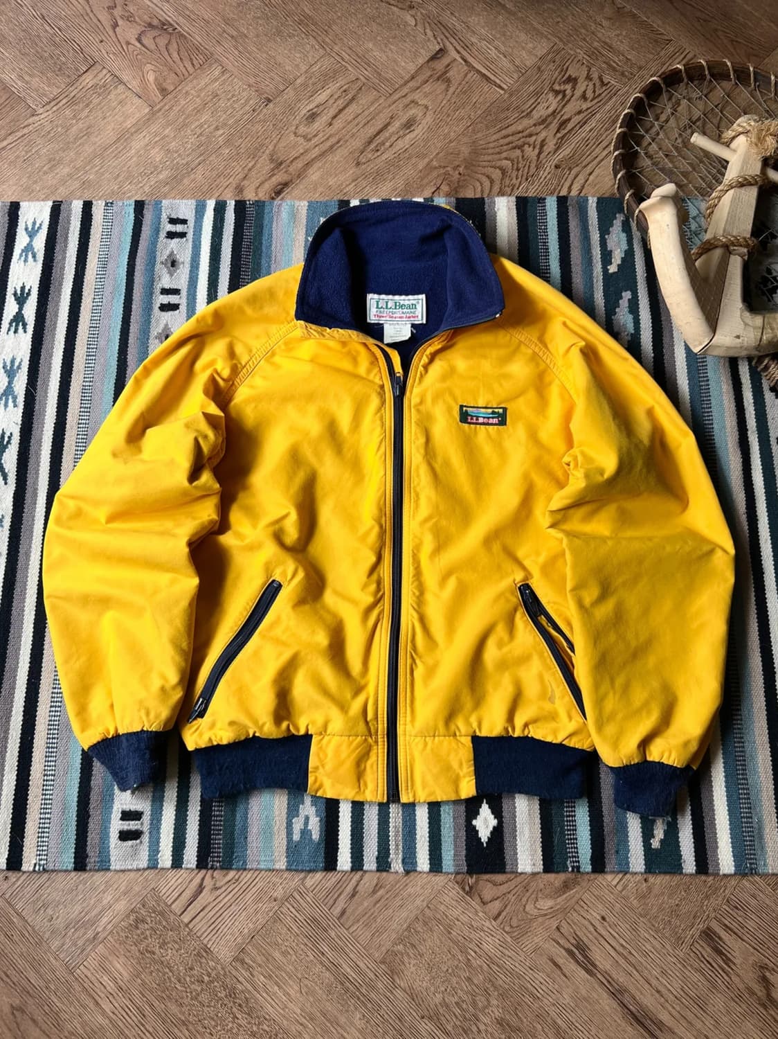 [S]90's 엘엘빈 USA 우먼스 플리스 웜업 자켓 상품이미지1