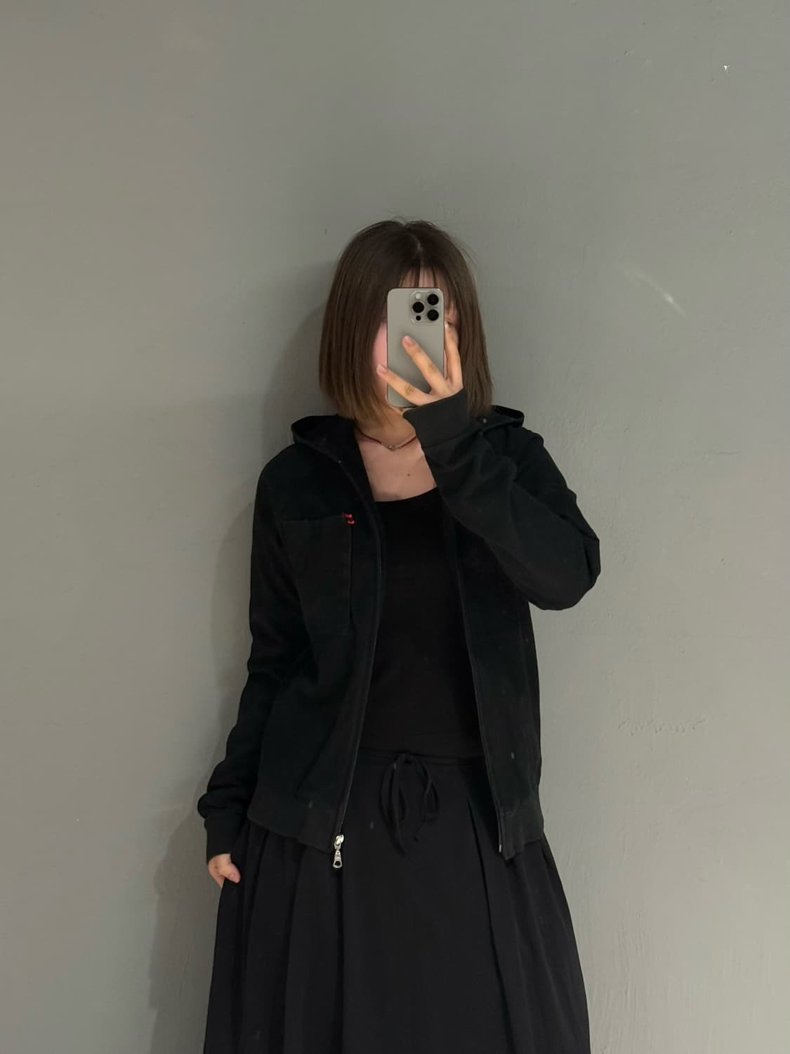 Men's melrose one pocket hood zip-up 상품이미지1